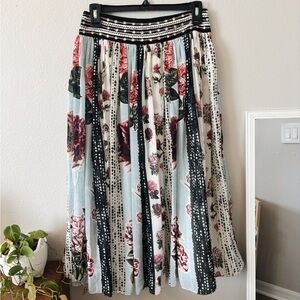 Anthropologie | Verb by Pallavi Singhee condorcet handmade floral skirt